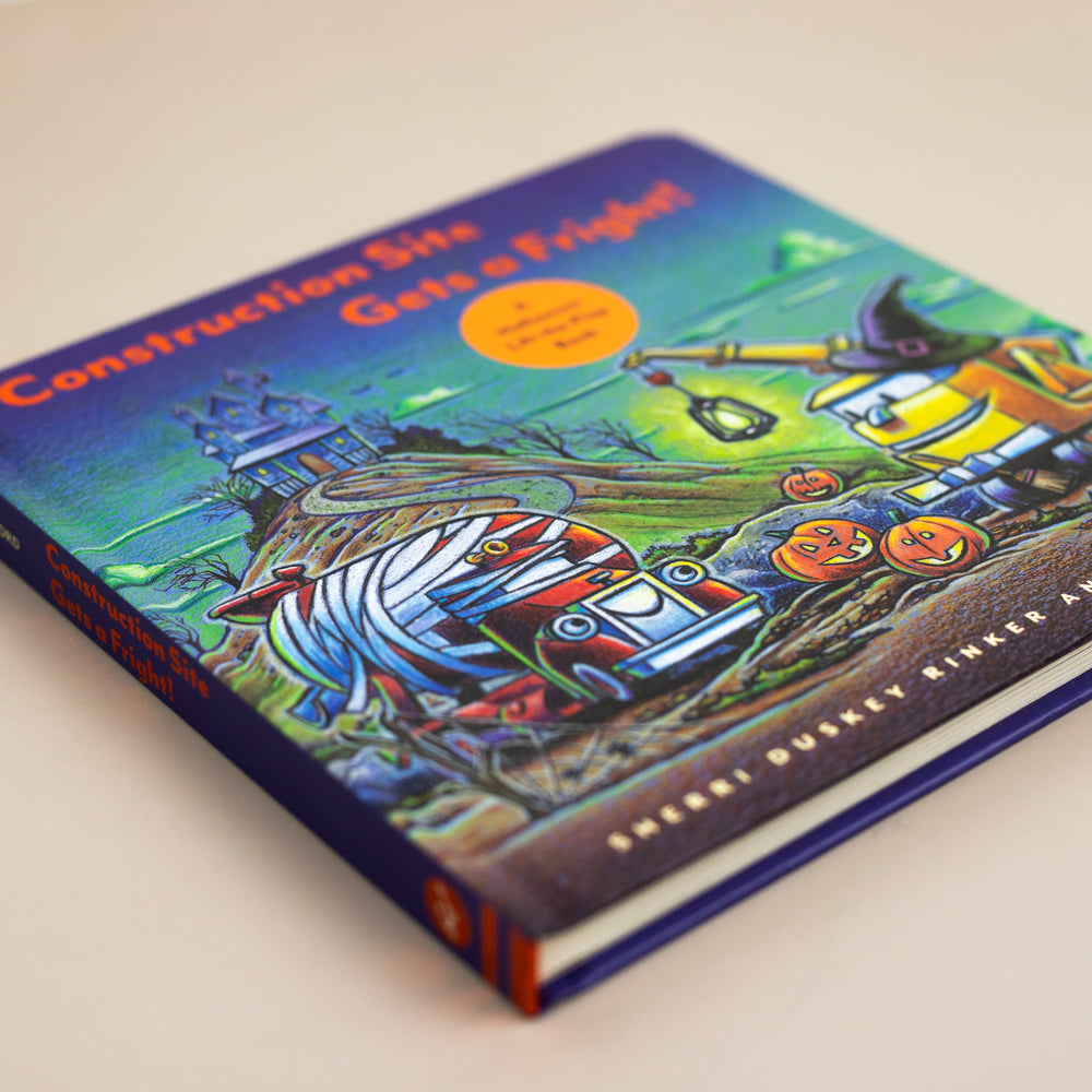 Construction Site Gets a Fright! Board Book