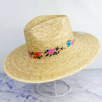 Floral Coconut Palm Hat