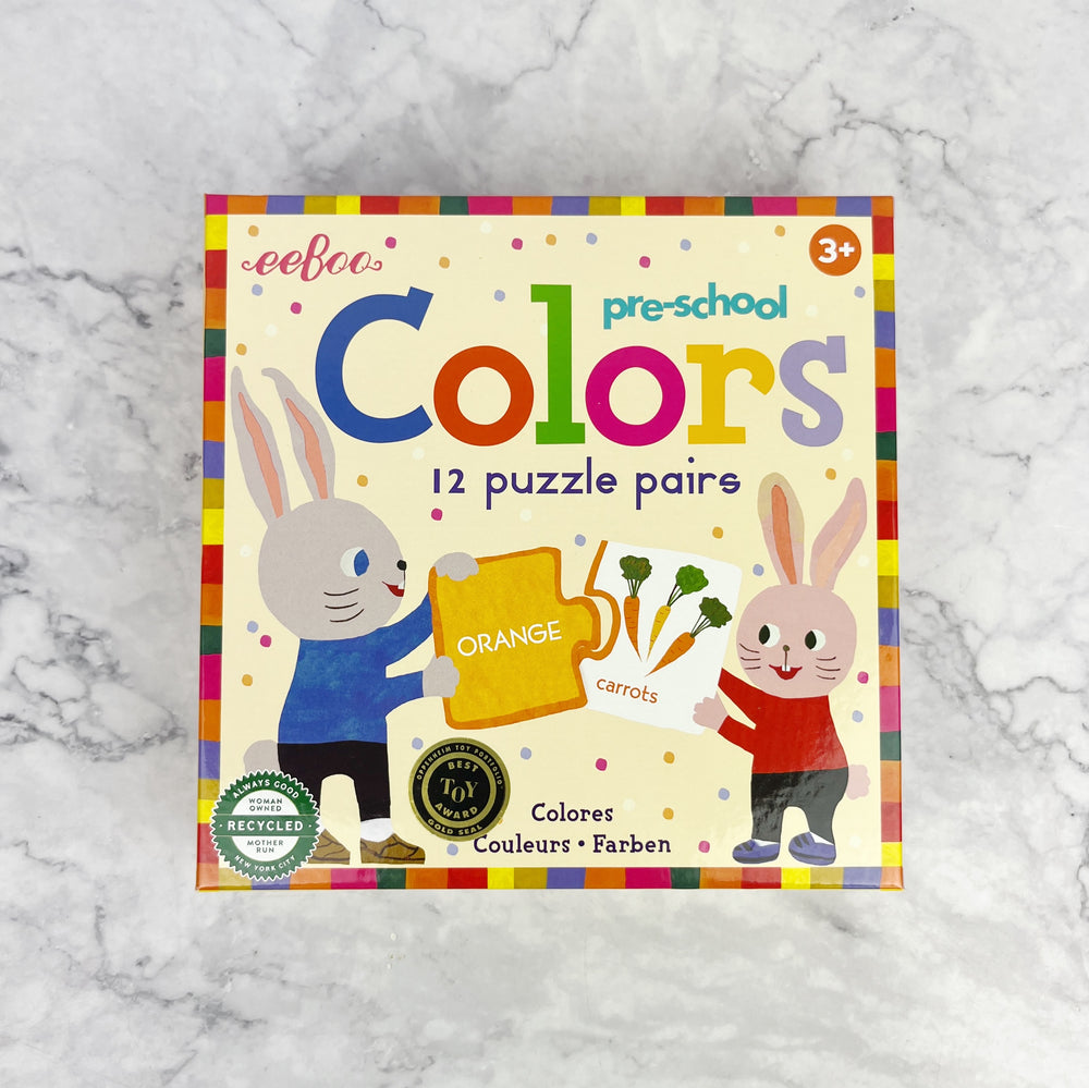 Pre-School Colors Puzzle Pairs