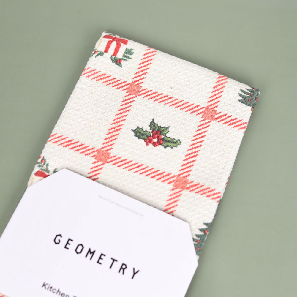 Holiday Recycled Tea Towels