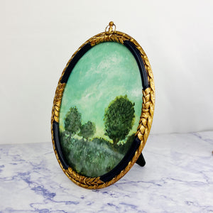 Gold Frames with Landscape Art