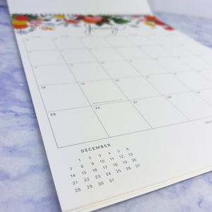 2026 Dahlia Appointment Wall Calendar