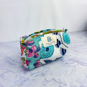 Wildflower Patch Quilted Cosmetic Bag