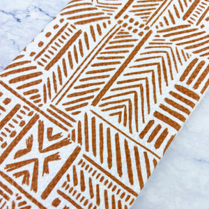 Tribal Clay Recycled Tea Towel