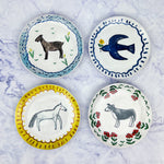 Hand Painted Meadow Plates