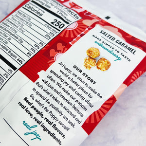Salted Caramel Popcorn Snack Bag