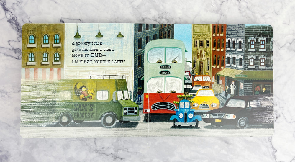 Little Blue Truck Leads The Way Board Book