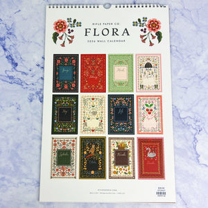 2026 Flora Wall Calendar