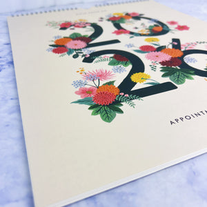 2026 Dahlia Appointment Wall Calendar