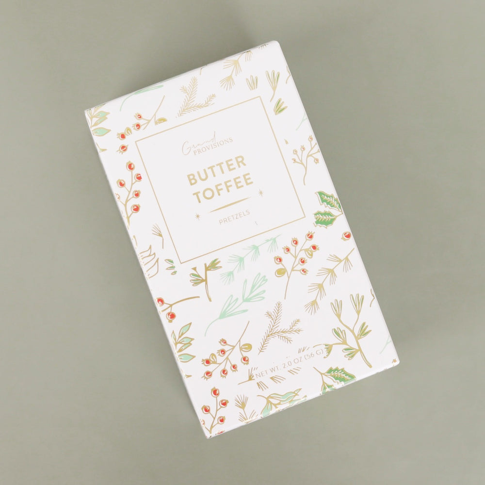 Holiday Butter Toffee Pretzels