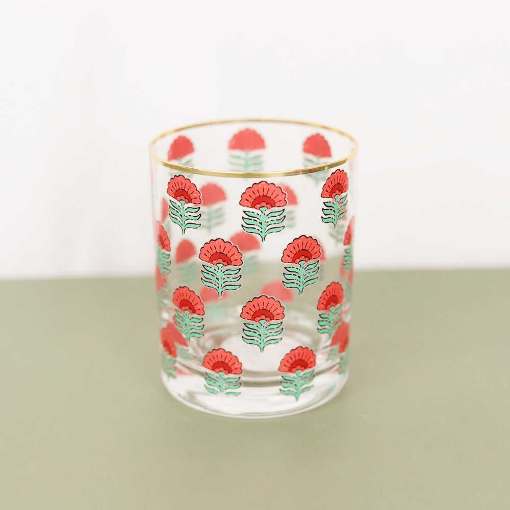 Gold Rimmed Glass Cups