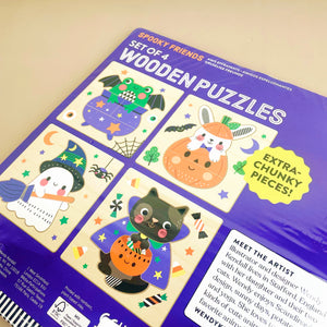 Spooky Friends Wooden Puzzle