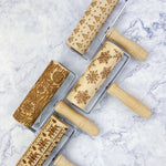 Holiday Wooden Cookie Roller