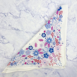 Cream Boho Floral Bandana