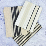 Charcoal Stripe Tea Towel