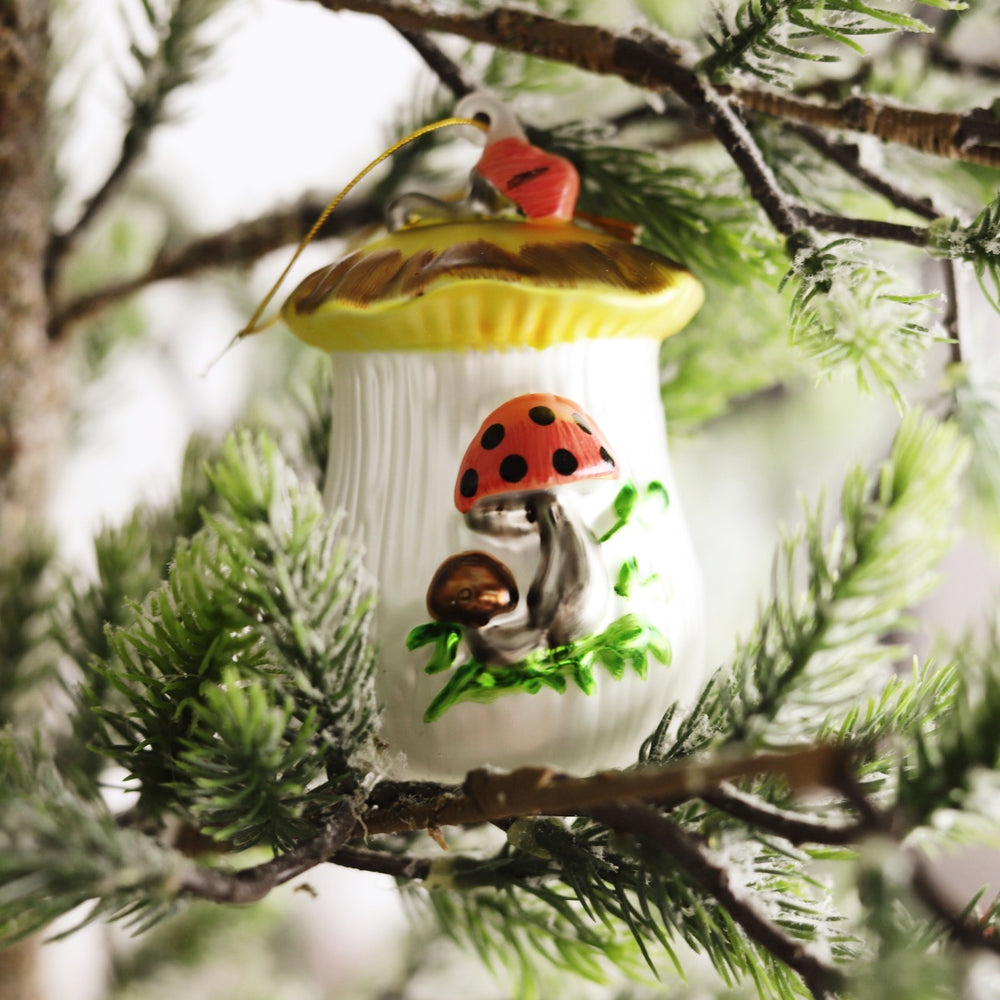 Mushroom Cookie Jar Ornament