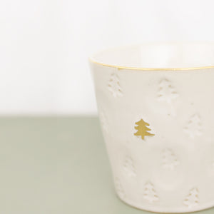 Golden Tree Holiday Mug