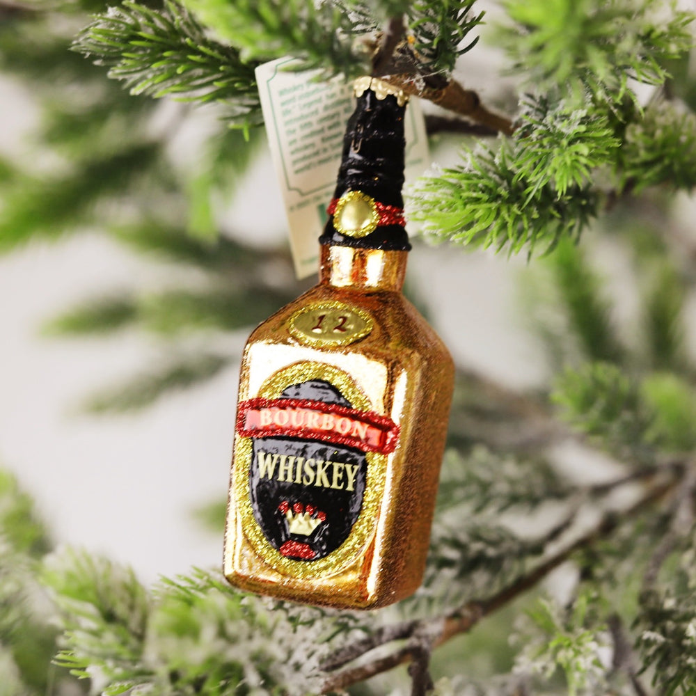 Bourbon Bottle Ornament