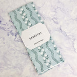 Vintage Floral Stripe Recycled Tea Towel