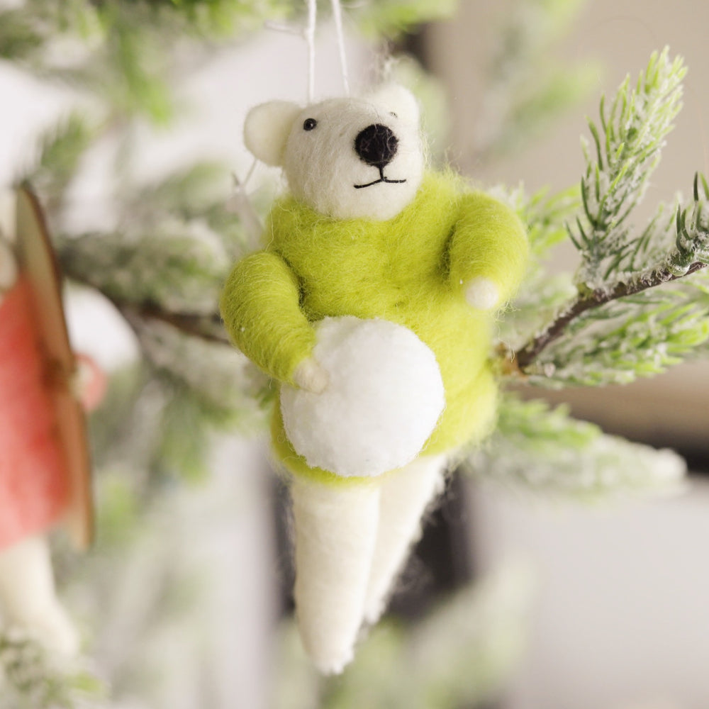 Outdoor Winter Animal Ornament