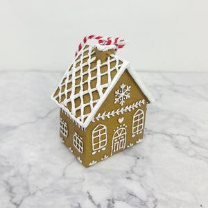 
                
                    Load image into Gallery viewer, Gingerbread House Ornament
                
            