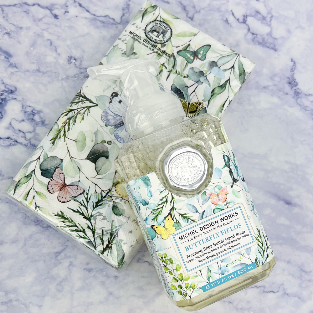 Foaming Hand Soap and Napkin Set