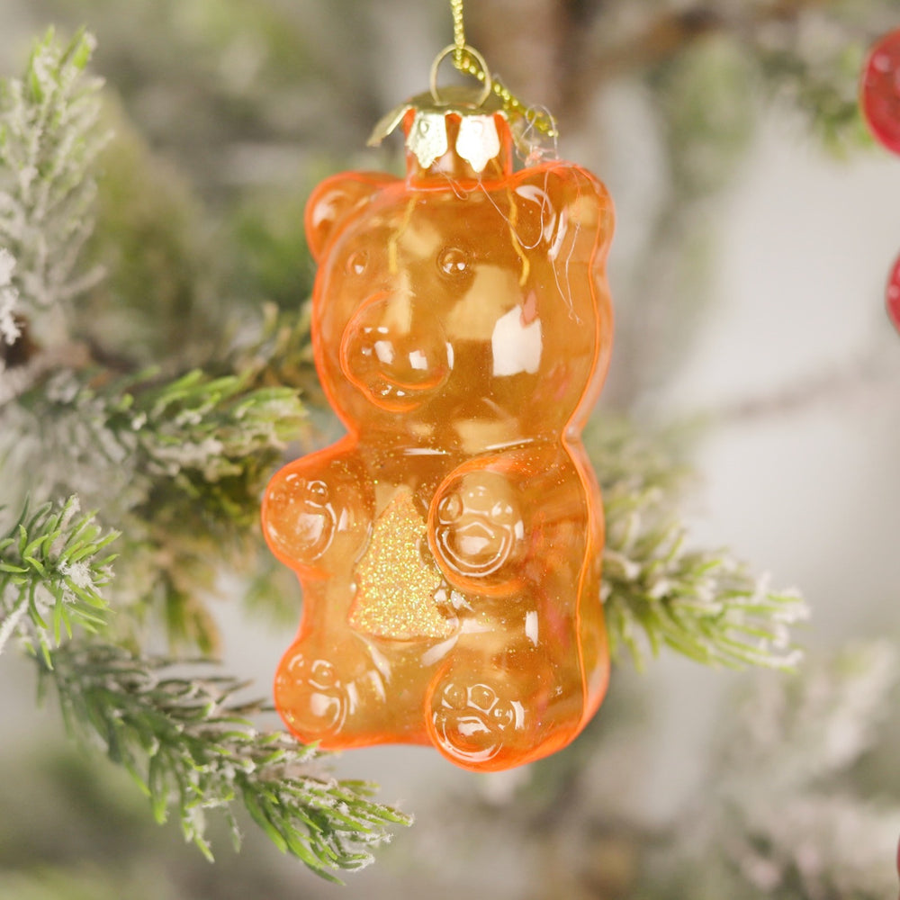 Glass Gummy Bear Ornament