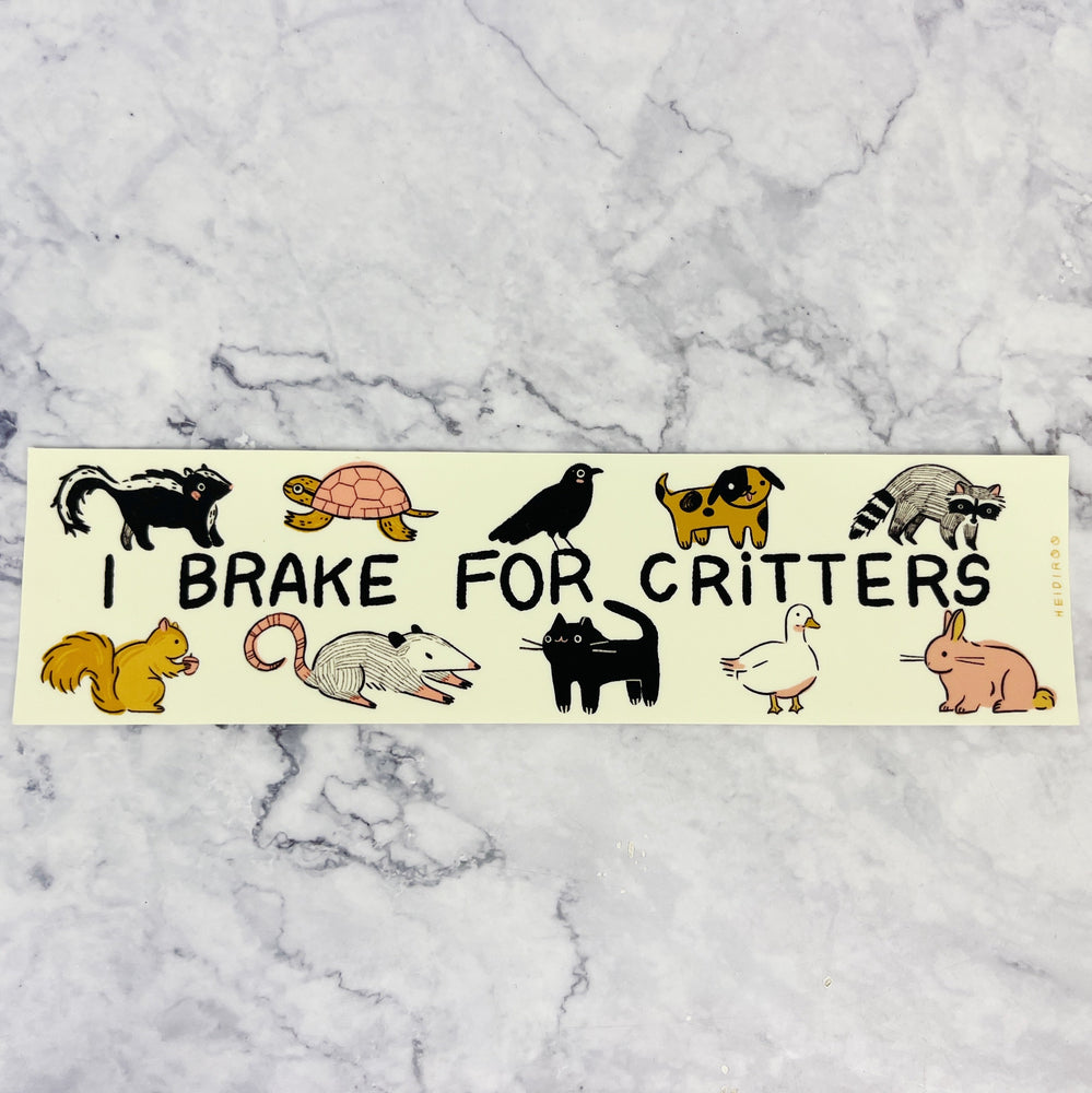 Heidiroo Critters Bumper Sticker