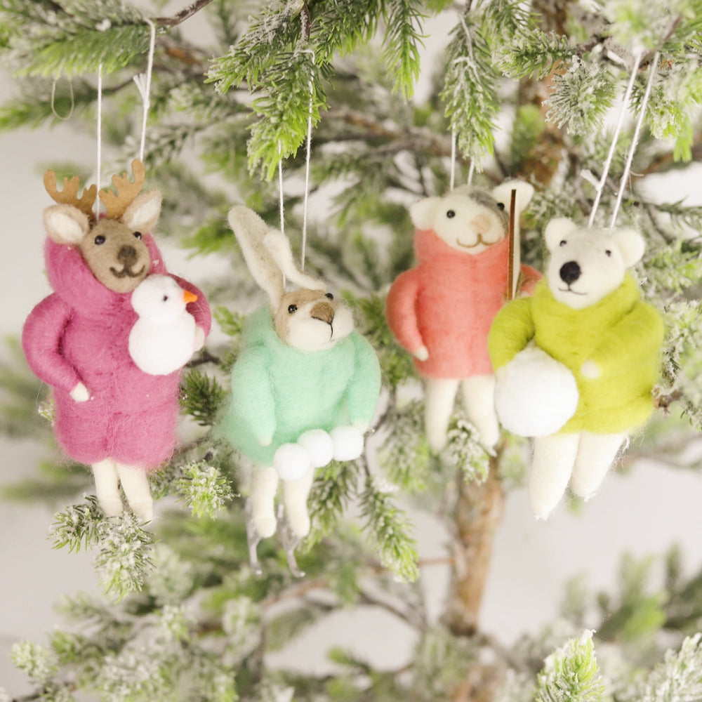 Outdoor Winter Animal Ornament