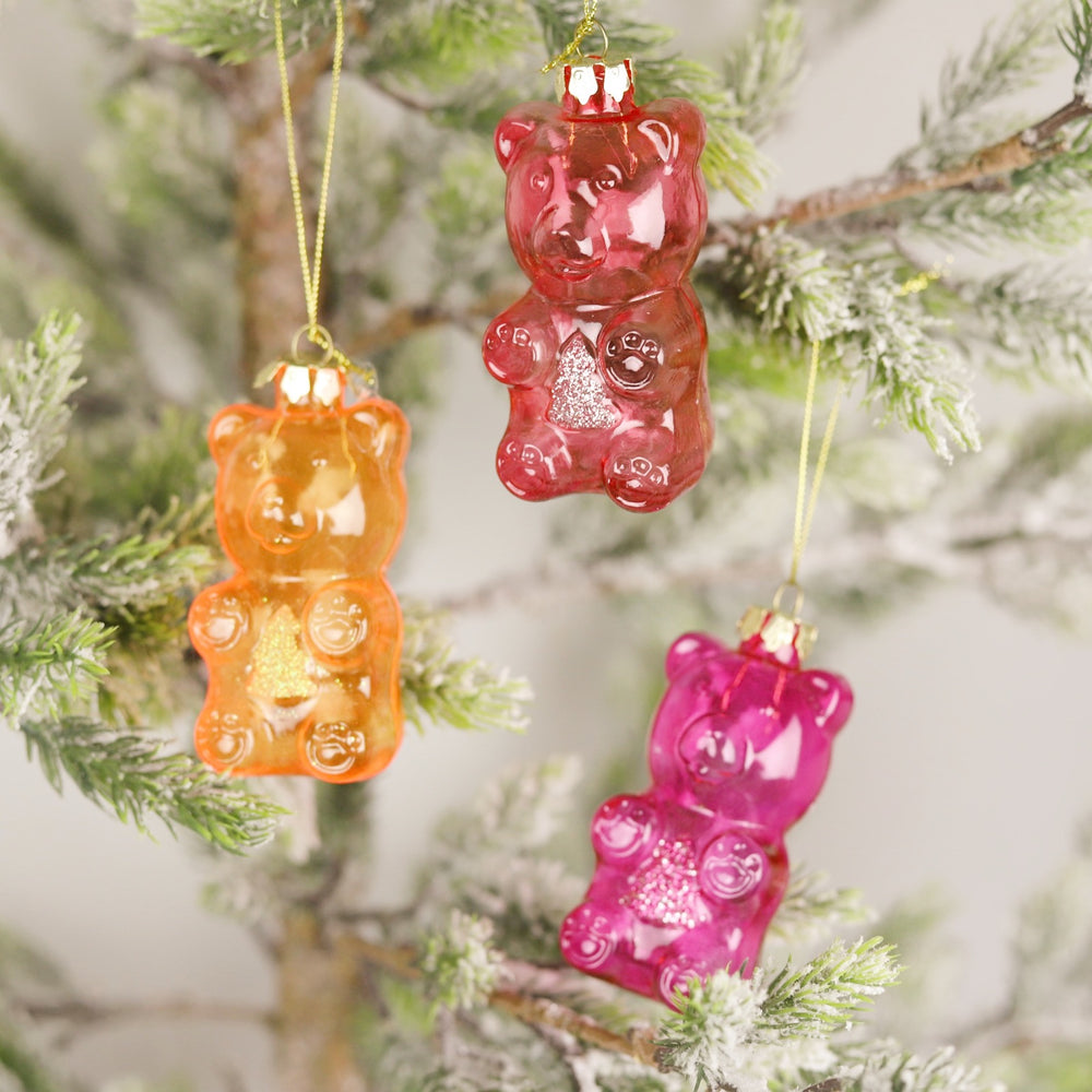 Glass Gummy Bear Ornament