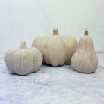 Specked Ceramic Pumpkins