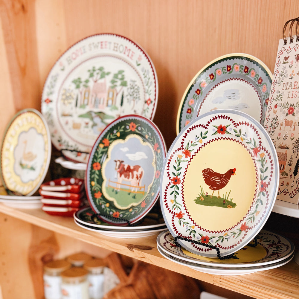 Home Sweet Home Porcelain Dessert Plate