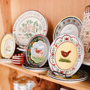 Home Sweet Home Porcelain Dessert Plate