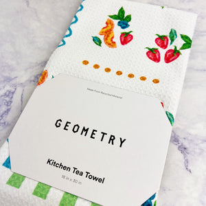 Sweet Pickings Recycled Tea Towel
