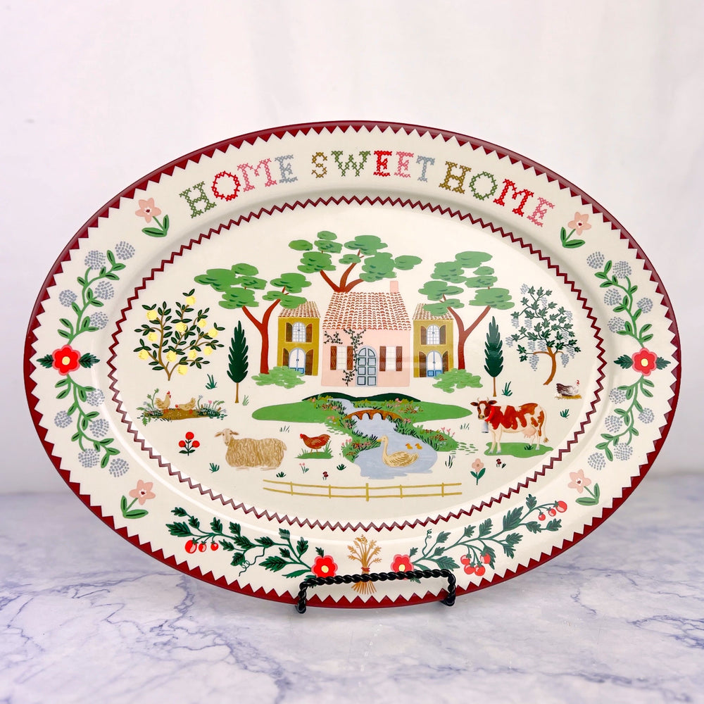 Home Sweet Home Porcelain Platter