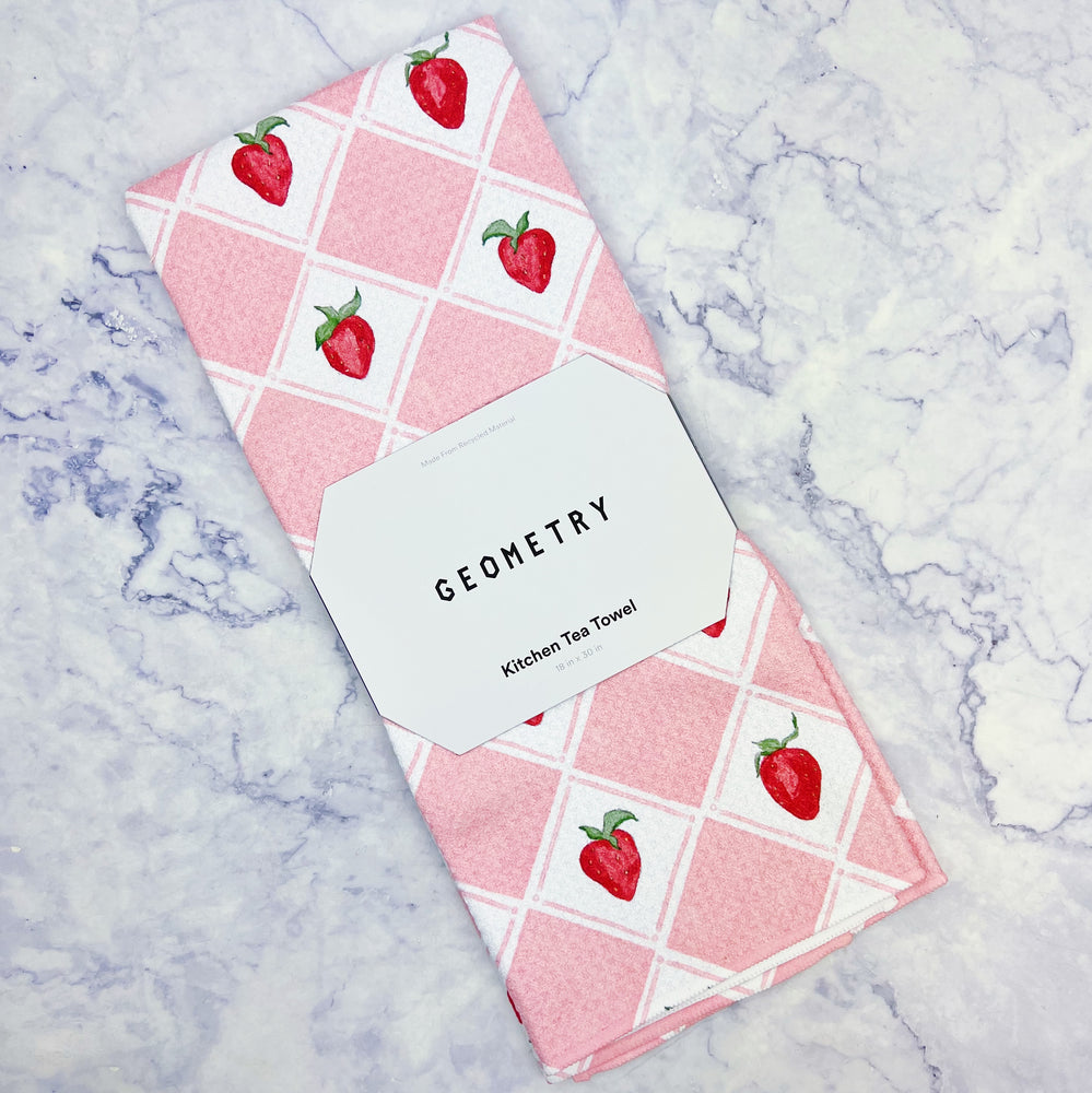 Valentine's Geometry Tea Towel Collection