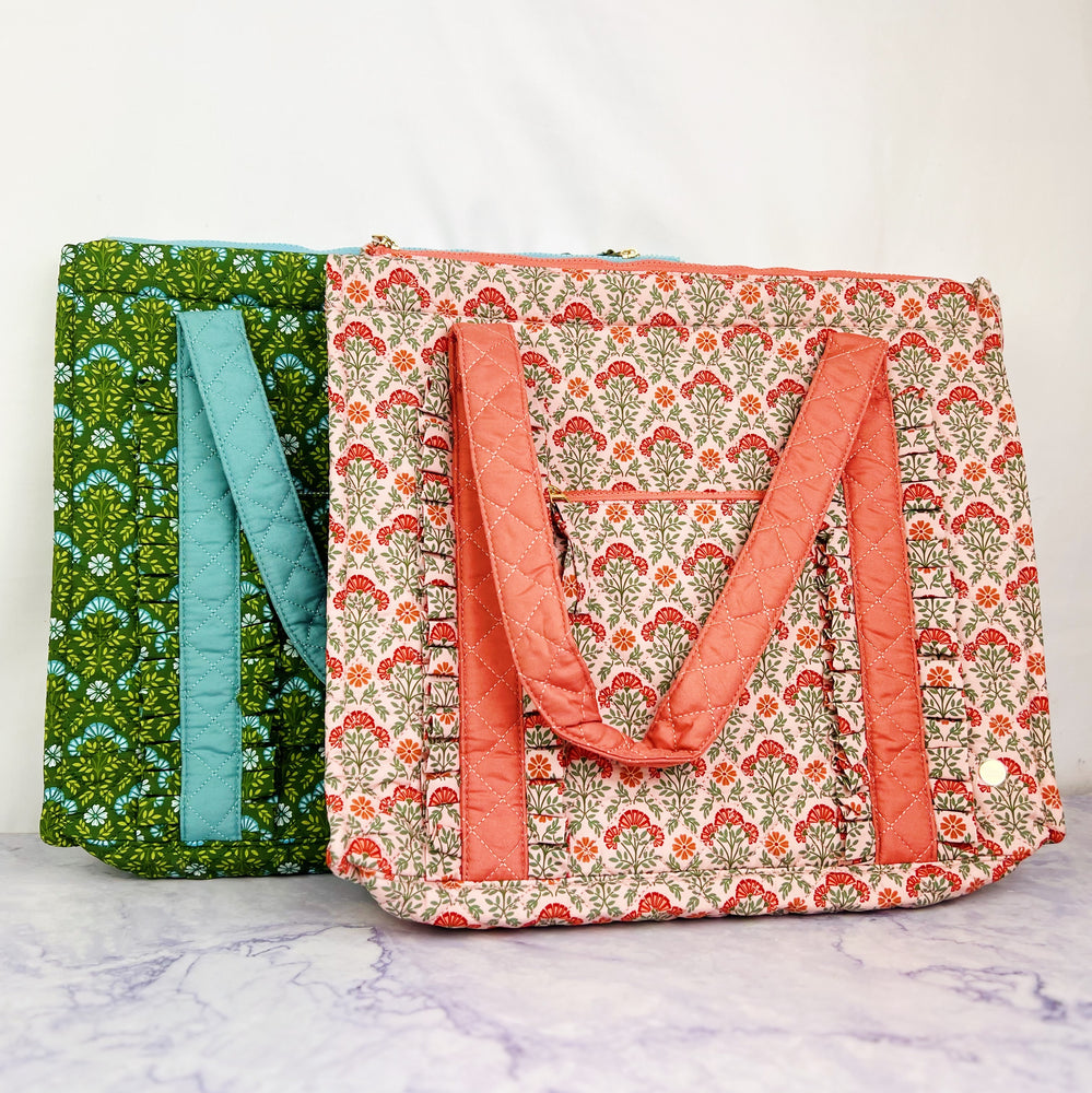 Everbloom Quilted Tote