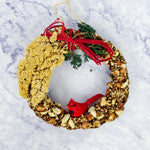 Holiday Birdseed Wreath