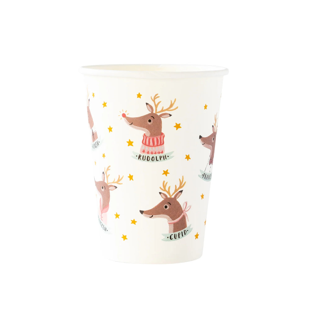 Dear Rudolph Paper Cup Set