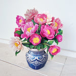 Peonies Pop-Up Greeting Card Bouquet