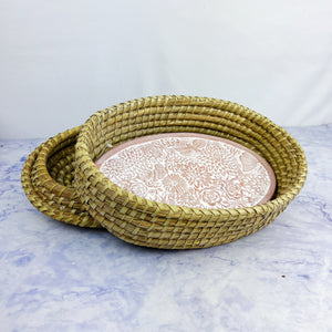 Butterfly Garden Breadwarmer with Lid