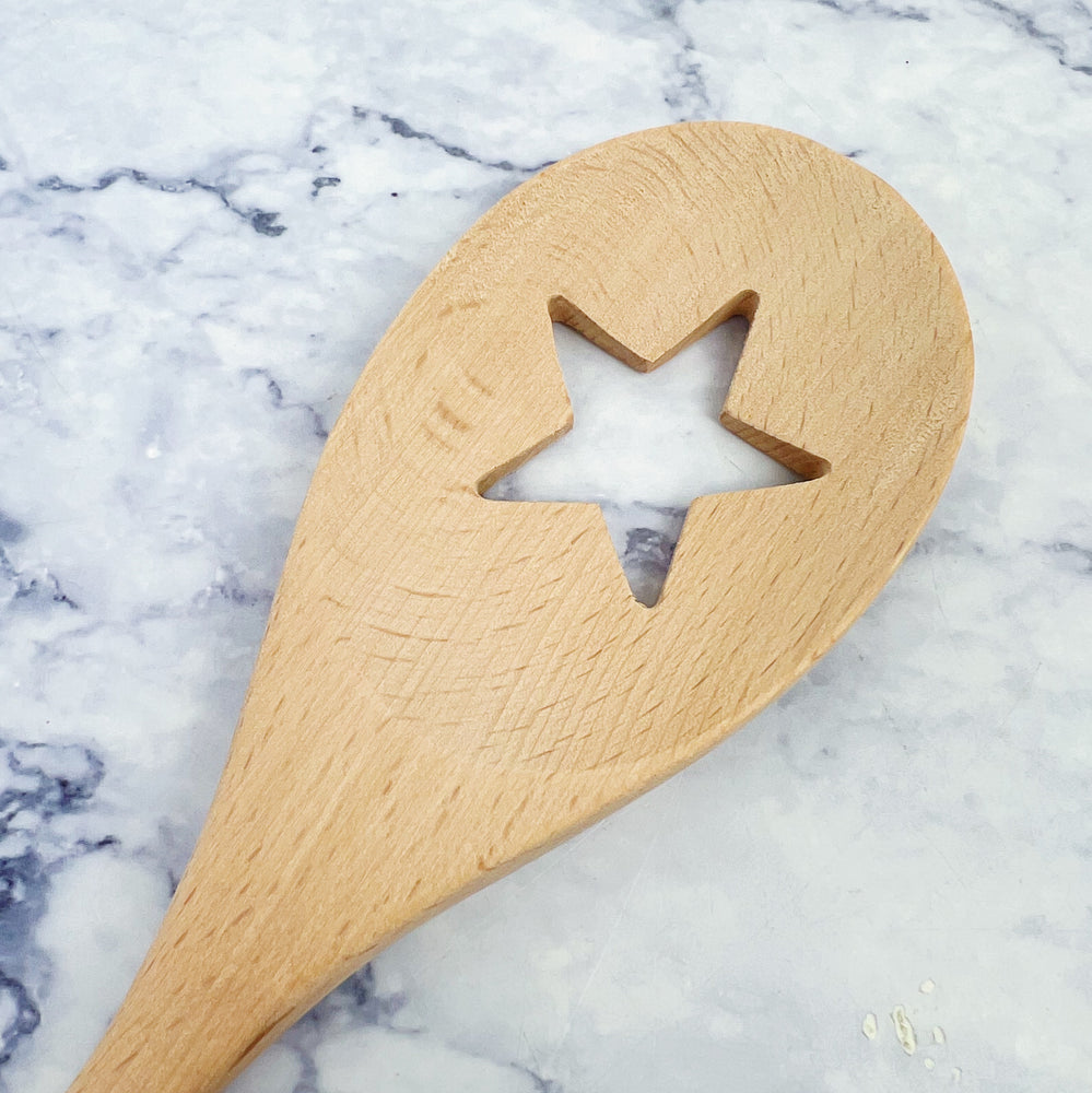 Holiday Cut-out Wooden Spoon