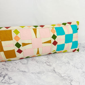 
                
                    Load image into Gallery viewer, Boho Quilted Lumbar Pillow
                
            