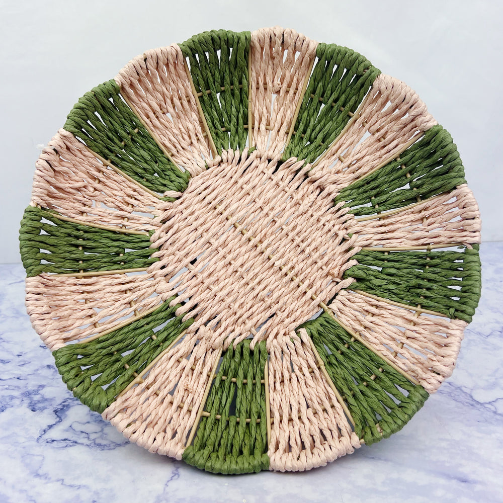 Striped Woven Bowl