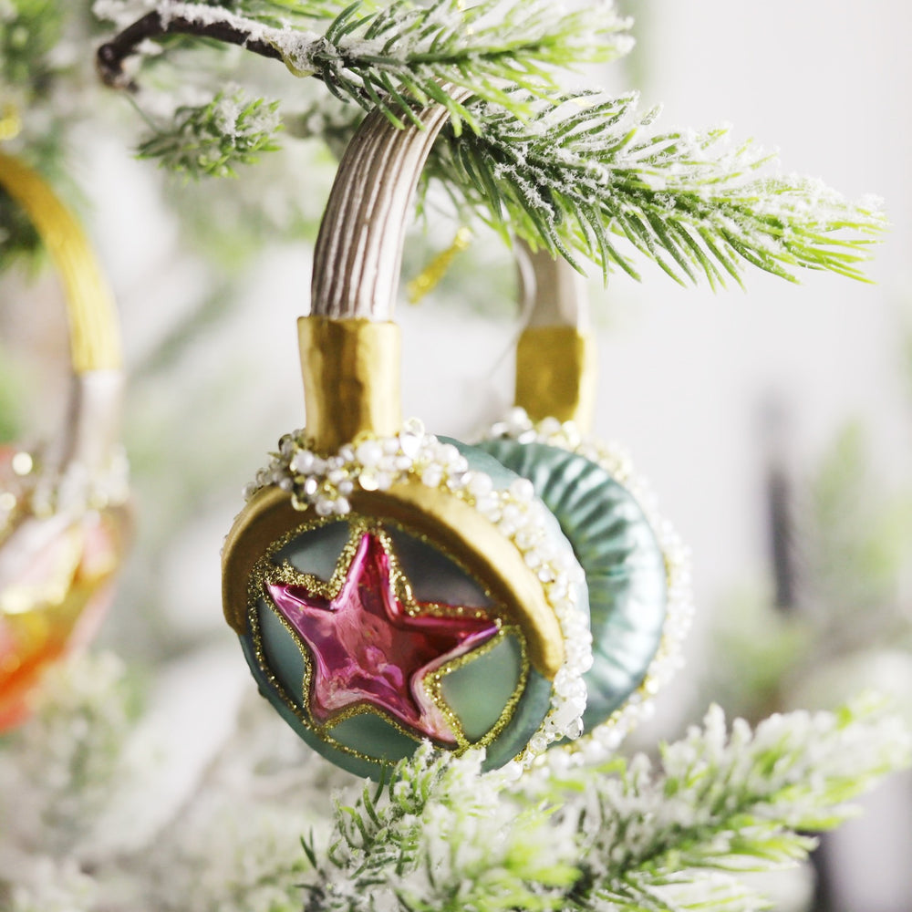Glass Headphone Ornament