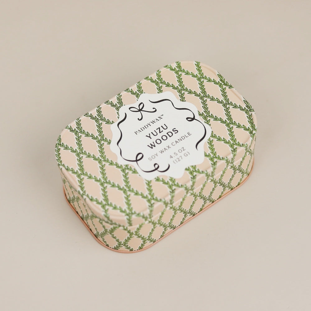 Cherie Printed Tin Candle