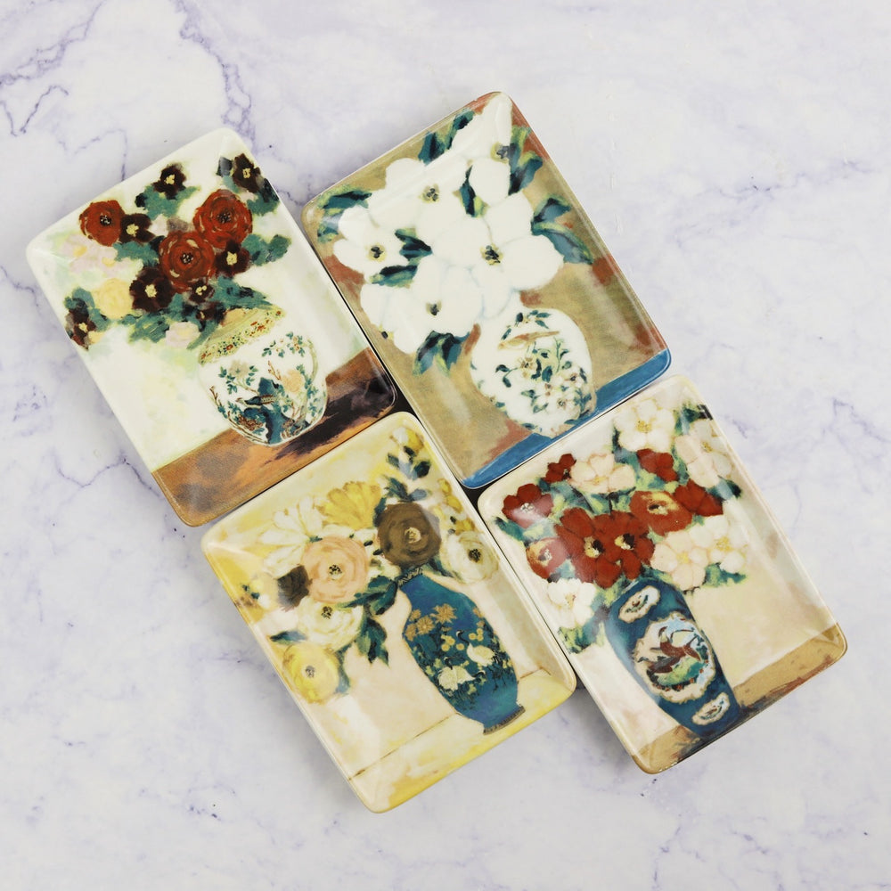 Vintage Floral Trinket Dish
