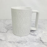 Nana Etched White Mug