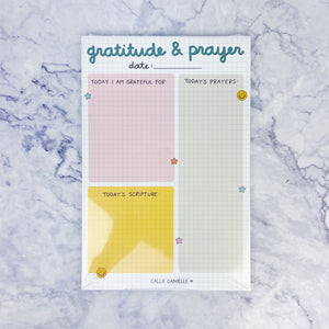 Gratitude and Prayer Notepad