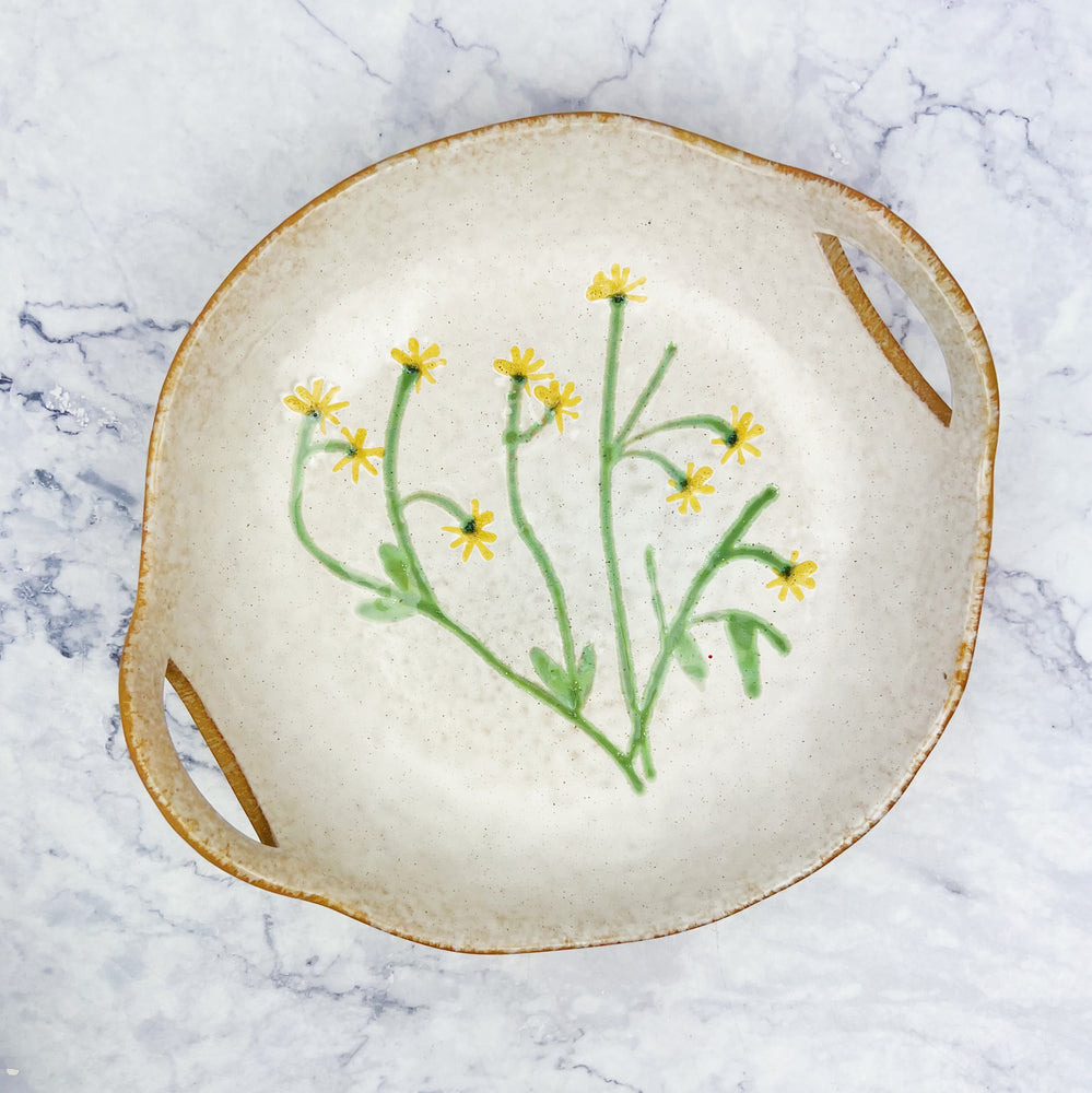 Cottage Garden Stoneware Bowl